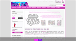 Desktop Screenshot of mega-fete.fr